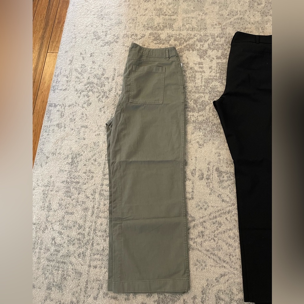 Olive green pants